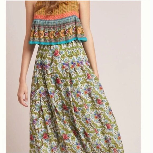 Anthropologie Tanvi Kedia Zavora Beaded Maxi Dress Medium NWOT JB - Picture 2 of 10